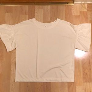 Uniqlo white dress up shirt